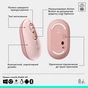 Комплект Logitech POP Icon Combo Bluetooth UA Rose (920-013142) - зменшене зображення 7