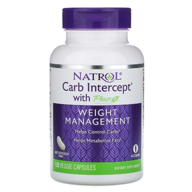 Вітамінно-мінеральний комплекс Natrol Перехоплювач Углеводов Фаза 2, Carb Intercept з Phase 2 Carb (NTL-04291) - изображение 1