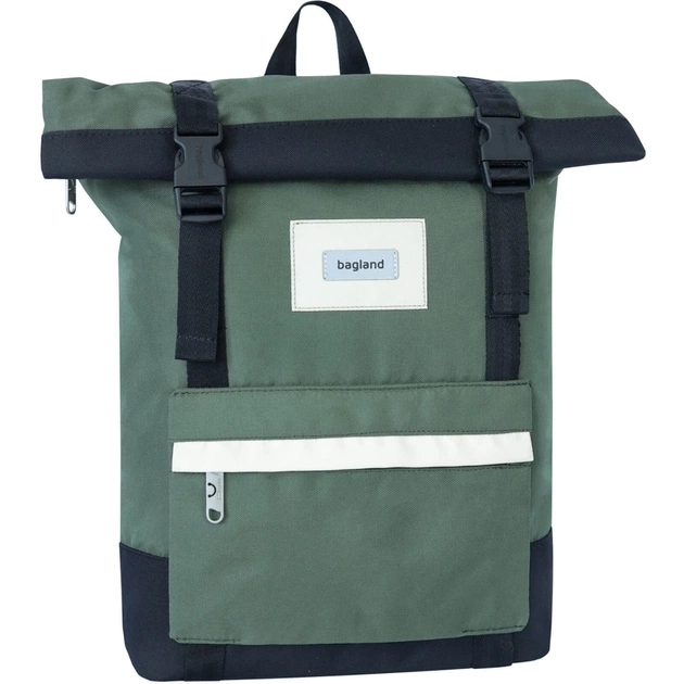 Рюкзак для ноутбука Bagland 15" Holder 25L, roll top, 0051666, khaki/black (1065919119) - изображение 1