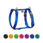 Шлея для собак WAUDOG Nylon Mono H-подібна з QR паспортом, світловідбивна, М синя (545712) - зменшене зображення 3