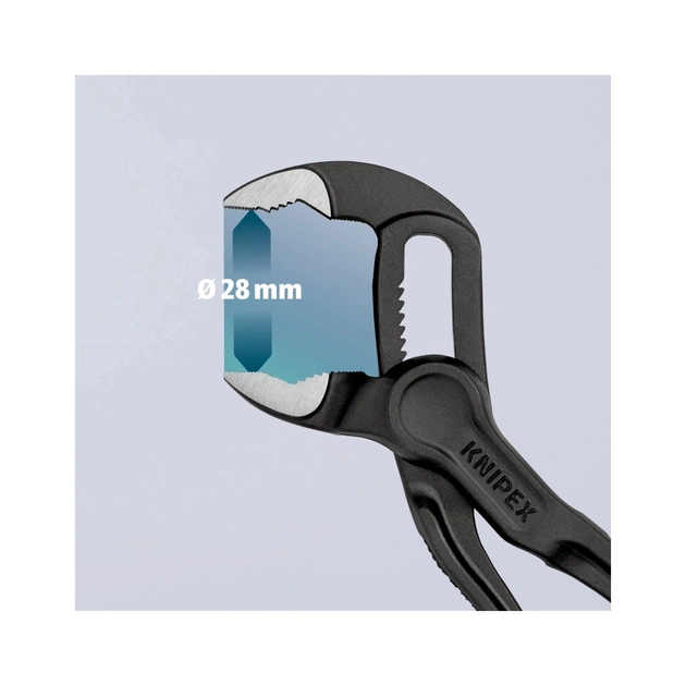 Клещи KNIPEX COBRA XS переставная 1" (28мм) (87 00 100 BK) - изображение 5
