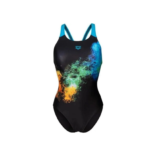 Купальник Arena Vibrant Swimsuit Swim Pro Back 008936-580 Чорний 40 (3468337504849) - зображення 6