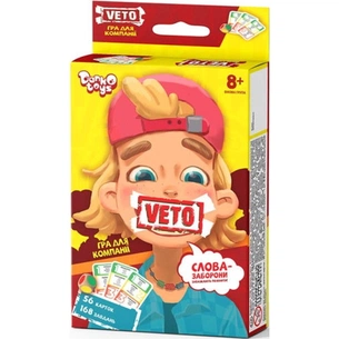 Настільна гра Danko Toys Вето (Veto) (міні) (укр.) (VETO-02-01U) зображення 1