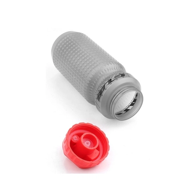 Фляга велосипедна GUB 650ml MAX Smart valve Grey/Red (BOC-014) - picture 2