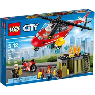 Конструктор LEGO City Fire Пожежна команда швидкого реагування (60108) зображення 1