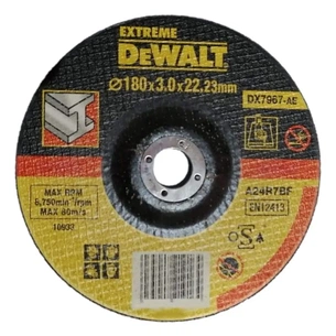 Круг відрізний DeWALT EXTREME, сталь/металеві труби та профілі/кольорові метали, 180х3.0х22.23 мм (DX7967) зображення 1