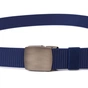 Ремінь Vintage З металевою пряжкою з текстилю Синій (20596) - зменшене зображення 2