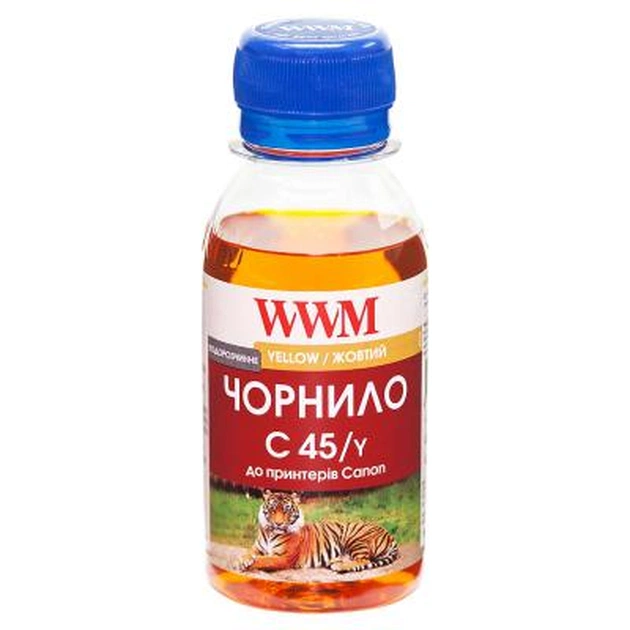 Чернила WWM Canon CL-441/CL-446/CLI-451Y 100г Yellow Water-soluble (C45/Y-2) - изображение 1