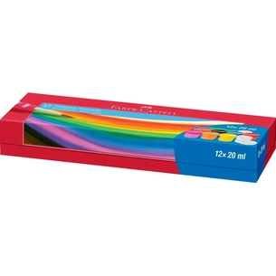 Гуашевые краски Faber-Castell 12 кольорів по 20 мл темпера (31787) изображение 1