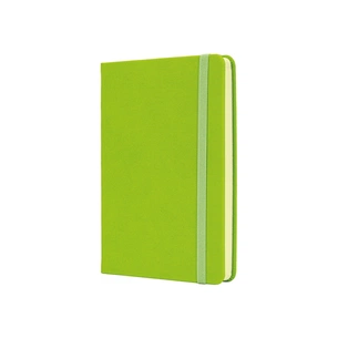 Книга записна Optima А6 SQUARE, тверда обкладинка, гумка, кремовий блок лінія, фісташковий (O20386-67) зображення 1