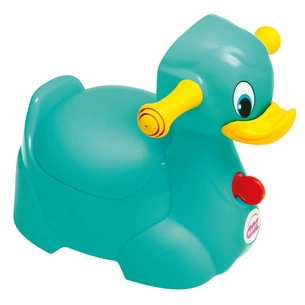 Горщик Ok Baby Quack з ручками для безпеки дитини, бірюзовий (37077230) зображення 1