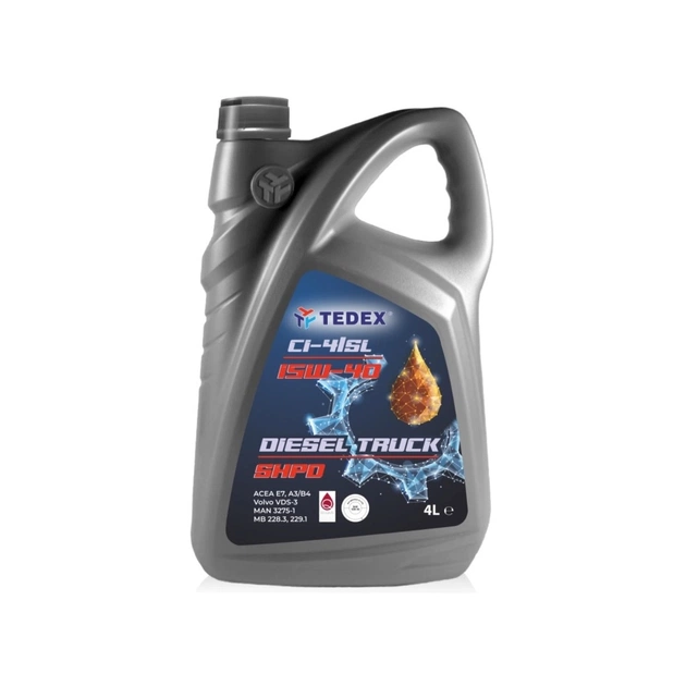 Моторна олива TEDEX Diesel Truck FE SHPD 15W40 - 4л - picture 1