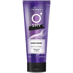 Маска для волосся O'Shy Intense Biotin & Collagen Зміцнення та об'єм 200 мл (4820263233993) зображення 1