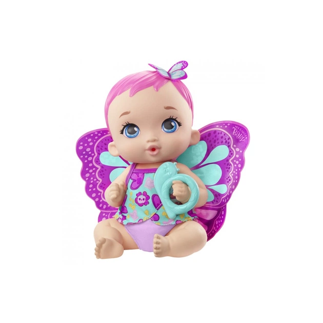 Пупс My Garden Baby Рожеві крильця з пляшечкою (GYP10) - зображення 1