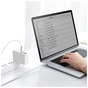 Дата кабель USB-C to USB-C 1.0m 100W metal white Baseus (CATJK-C02) - уменьшенное изображение 4