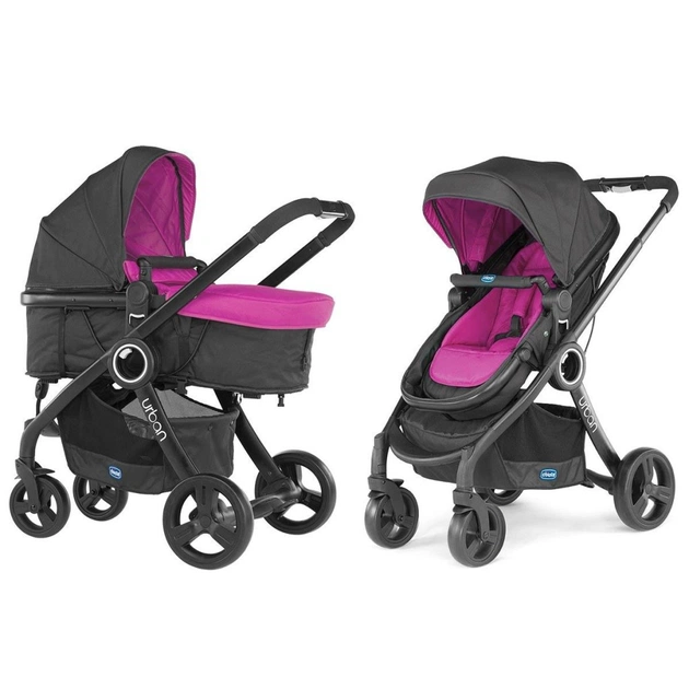 Коляска Chicco Urban Plus 2 в 1 Бузкова (79418.10.04) - зображення 1
