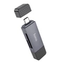 Картридер Hoco HB45 Spirit 2-in-1 USB-USB Type-C 3.0 Black (6942007620529) - уменьшенное изображение 7
