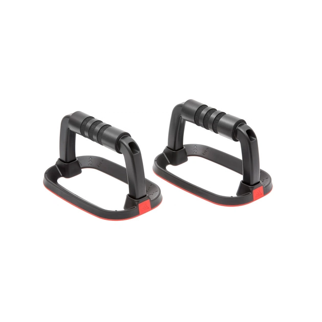 Упори для віджимань Adidas Performance Push Up Bars ADAC-12232 Чорний/Червоний (885652021579) - picture 6