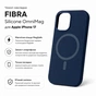 Чехол для мобильного телефона BeCover FIBRA Silicone OmniMag Apple iPhone 17 Deep Blue (716198) - уменьшенное изображение 3