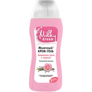 Гель для душу Milky Dream Дамаська троянда і ваніль 300 мл (4820205300127) зображення 1
