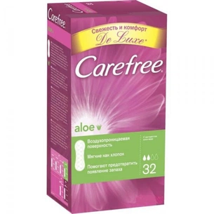 Щоденні прокладки Carefree Алое Вера 32 шт (3574661064321) зображення 1