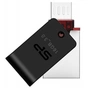 USB флеш накопичувач Silicon Power 16GB Mobile X31 OTG USB 3.0 (SP016GBUF3X31V1K) - зменшене зображення 2