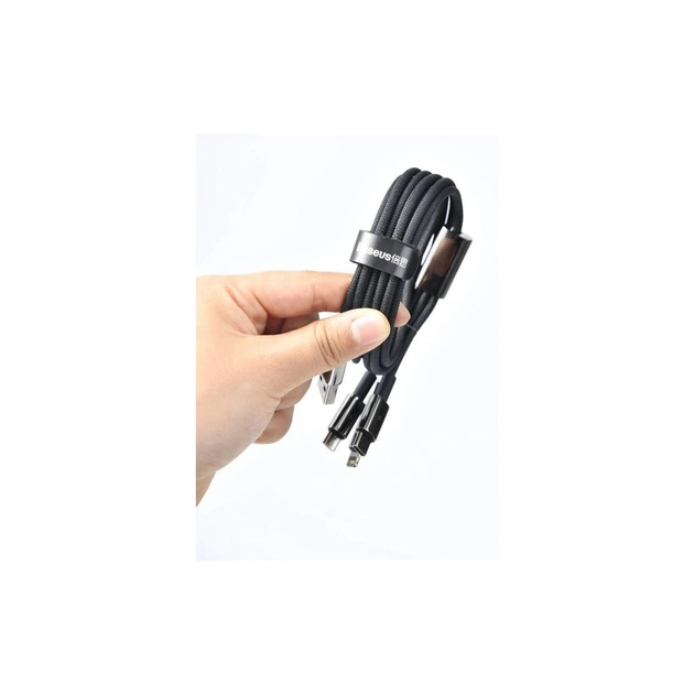 Дата кабель USB 2.0 AM to USB-C 1.0m 100W black Baseus (CAWJ000001) - зображення 12