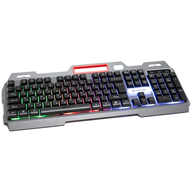 Клавиатура Hölmer K-02GS RGB Backlight USB UA Black (K-02GS) - изображение 1