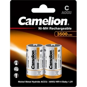 Акумулятор Camelion C 3500mAh Ni-MH * 2 R14-2BL (NH-С3500BP2) зображення 1