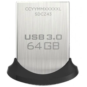 USB флеш накопичувач SanDisk 64GB Ultra Fit USB 3.0 (SDCZ43-064G-GAM46) зображення 1
