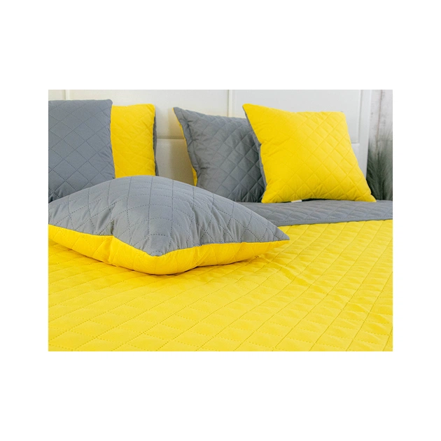 Покривало Руно мікрофайбер Yellow Grey 150x212 см (360.52У_Yellow Grey) - зображення 7
