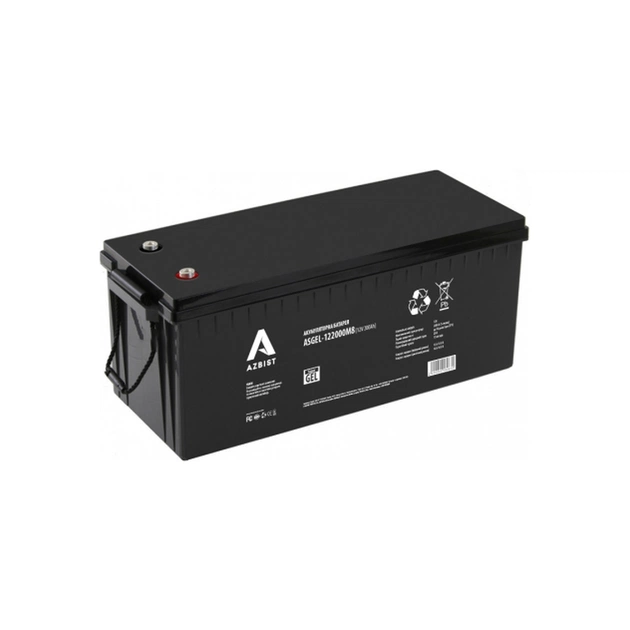Батарея до ДБЖ AZBIST 12V 200 Ah Super GEL (ASGEL-122000M8) - зображення 1