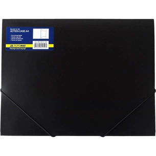 Папка на резинках Buromax А4, black (BM.3913-01) зображення 1