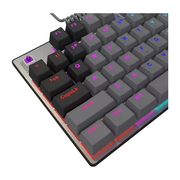 Клавіатура Lorgar Azar 514TKL RGB Mechanical USB UA Black/Grey (LRG-GK514TKL-BK-UA) - picture 4