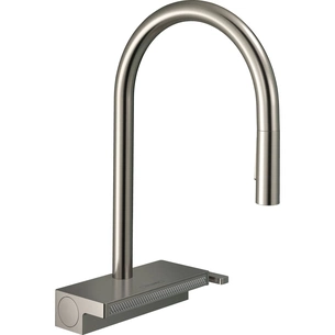 Змішувач Hansgrohe Aquno Select M81 , 22 см, сталь (73837800) зображення 1