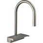 Змішувач Hansgrohe Aquno Select M81 , 22 см, сталь (73837800) - зменшене зображення 1