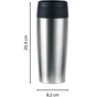 Термочашка Tefal Travel Mug Classic 360 мл Stainless Steel (N2020110) - зменшене зображення 3