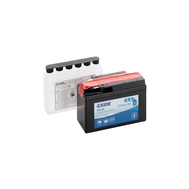 Акумулятор автомобільний EXIDE AGM 2,3Ah (+/-) (35EN) (ETR4A-BS) - изображение 1