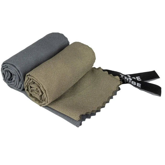 Туристичний рушник Tribe Bicycle Towel 60х120 L Olive (T-LC-0005-L-olive) - picture 3