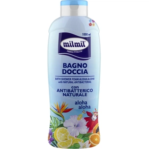 Піна для ванн MilMil антибактеріальна Алоха Алоха 1 л (8004120908385) изображение 1