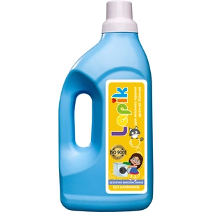 Гель для прання Lapik Для дитячої білизни Без аромату 1.25 л (4823112601257) зображення 1