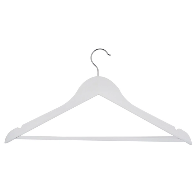 Плічка Idea Home 44.5 х 23 х 1.2 см Дерев'яні Білі 10 шт. (6707238) - picture 2