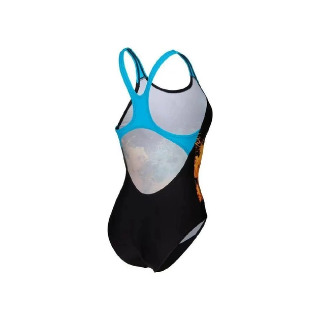 Купальник Arena Vibrant Swimsuit Swim Pro Back 008936-580 Чорний 40 (3468337504849) - зображення 8