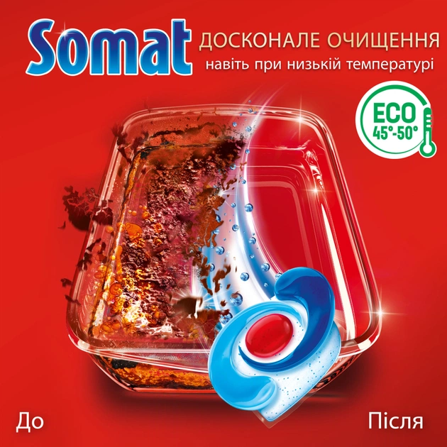 Таблетки для посудомийних машин Somat Excellence 30 шт. (9000101808292) - изображение 3