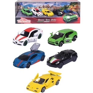 Машина Majorette Набір металевих Італійська мрія 7.5 см, 5 штук (2053178) зображення 1