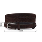 Ремінь Vintage Замшевий жіночий Темно-коричневий (20757) - зменшене зображення 3