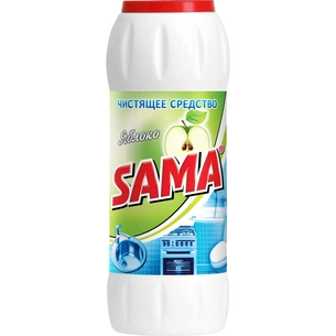 Порошок для чищення кухні Sama Яблуко 500 г (4820270630143) зображення 1