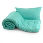 Ковдра Руно набір ковдра 140х205 + 1 подушка 50х70 силіконова Бірюзовий (К_924.52СЛ200_Бірюзовий) - зменшене зображення 2