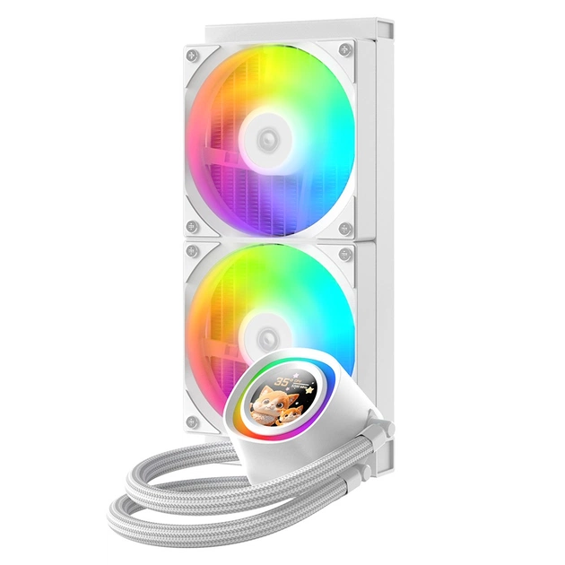 Система водяного охолодження ID-Cooling FX240 LCD White - picture 8
