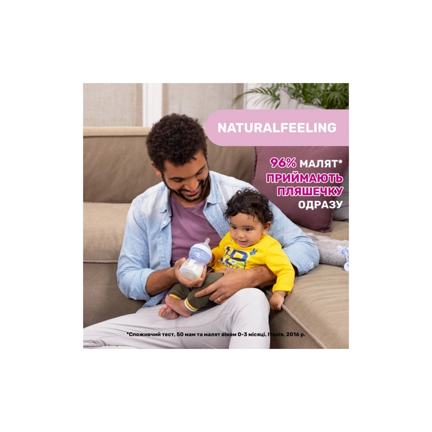 Пляшечка для годування Chicco Natural Feeling Color 150 мл +0 міс Беж (81311.30) - picture 5